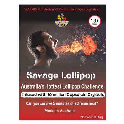 Ceylon Spice Savage Lollipop 10g